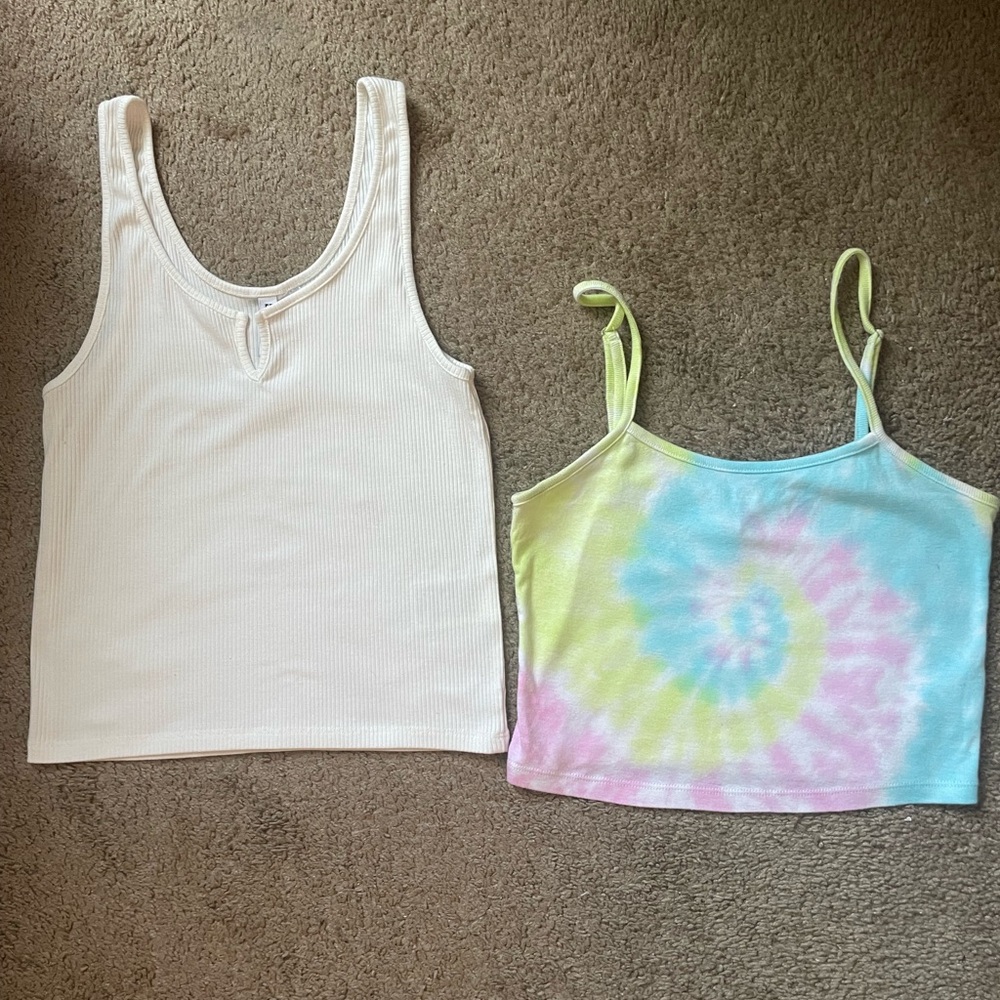 H&M DIVIDED bundle 2 tank tops